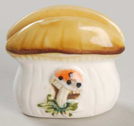 Merry Mushroom Miniature Ornamental Napkin Holder