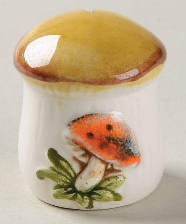 Merry Mushroom Miniature Ornamental Canister
