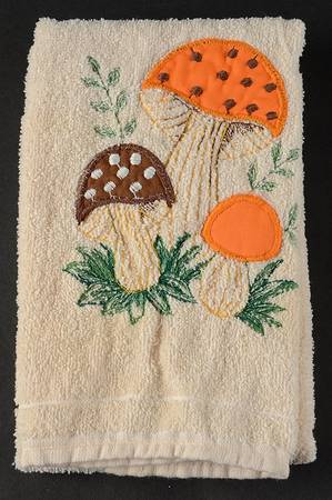 Merry Mushroom Cloth Guest Towel