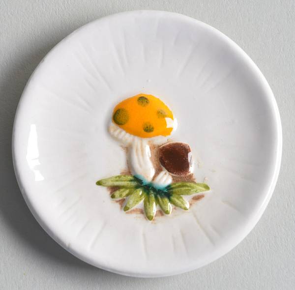 Merry Mushroom Miniature Plate