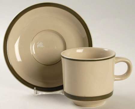 Montego Flat Cup & Saucer Set