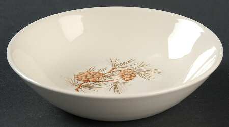 Mocha Pine Fruit/Dessert (Sauce) Bowl