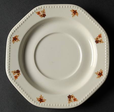 Octagon Bouquet Saucer