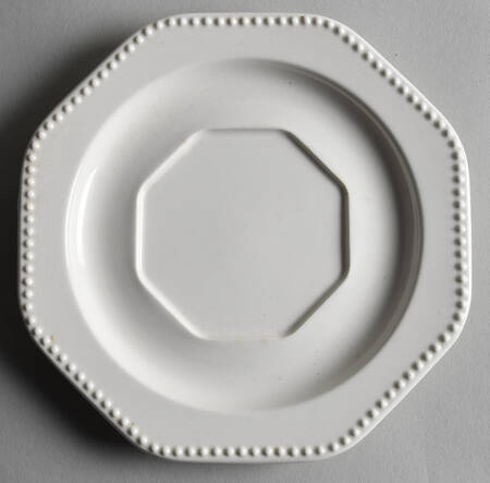 Octagon White Underplate for Gravy Boat