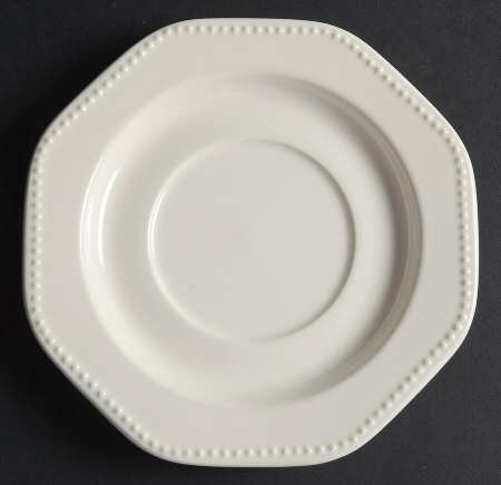 Octagon White Saucer