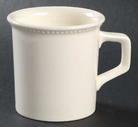 Octagon White Flat Cup
