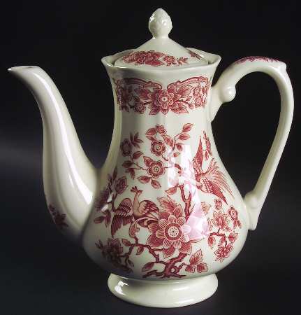 Oriental Bower Coffee Pot & Lid