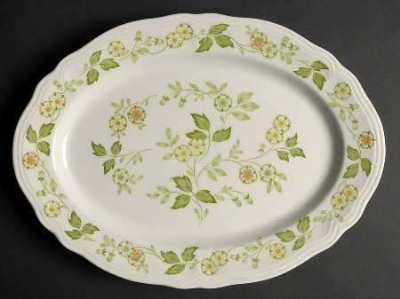 Petit Flora 14" Oval Serving Platter
