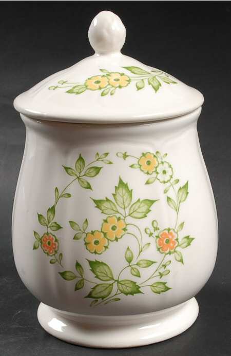 Petit Flora Medium Canister & Lid