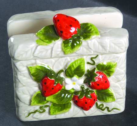 Strawberry Coordinates Napkin Holder