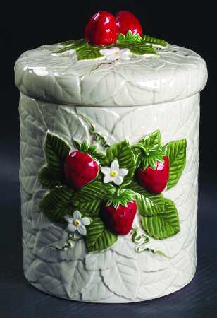 Strawberry Coordinates Extra Large Canister & Lid