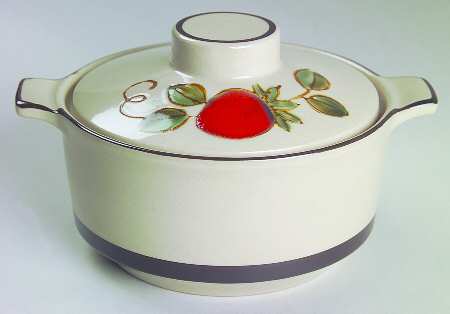 Strawberries Individual Casserole & Lid