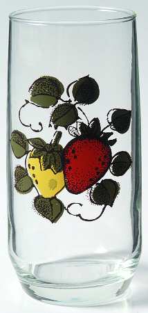 Strawberries 12 Oz Glassware Tumbler