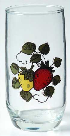 Strawberries 8 Oz Glassware Tumbler