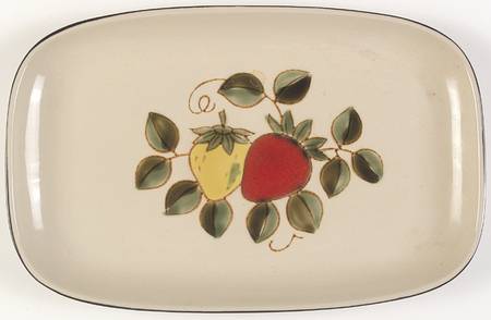 Strawberries 14" Oval Serving Platter