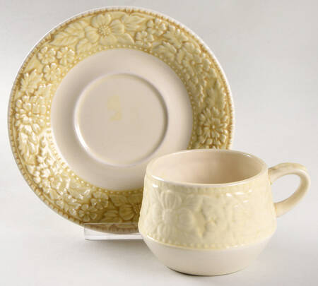 Symphony Flat Cup & Saucer Set by Sears
