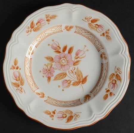 Wicker Rose Salad Plate