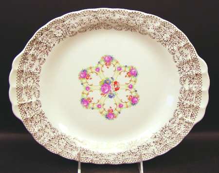 Fortune 11" Oval Serving Platter