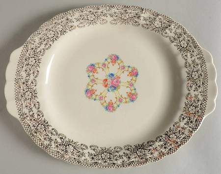 Fortune 13" Oval Serving Platter