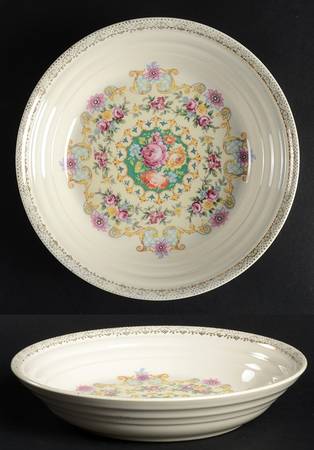 Melody (Smooth, Gold Dots On Rim) Coupe Soup Bowl
