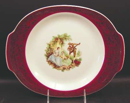 Serenade 11" Oval Serving Platter