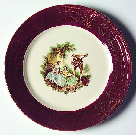Serenade Salad Plate by Sebring Pottery