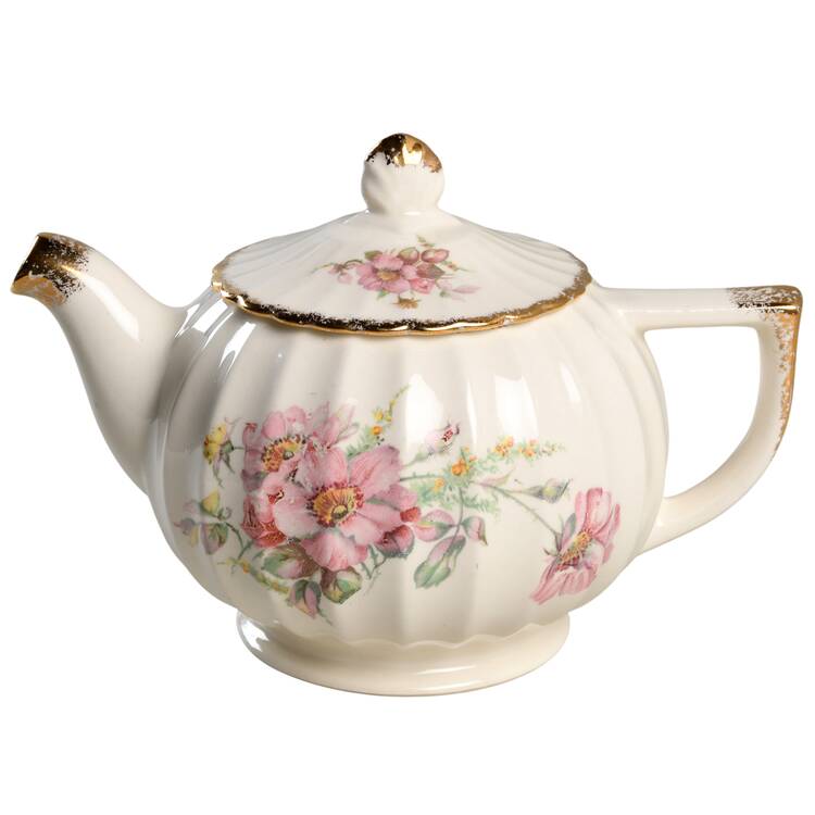 Wild Rose Teapot & Lid