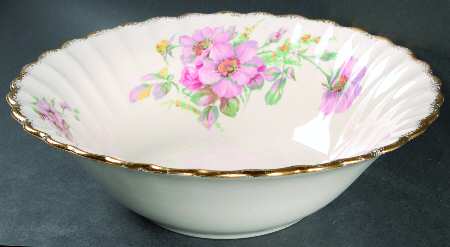 Wild Rose 9" Round Vegetable Bowl