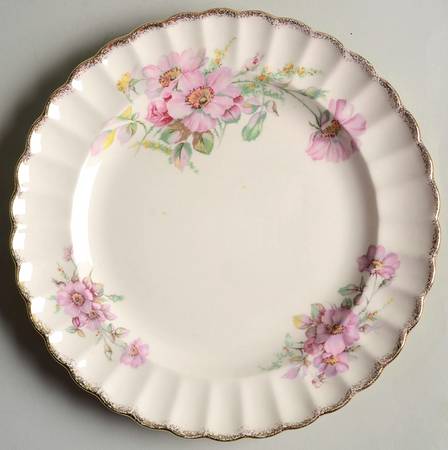Wild Rose Luncheon Plate