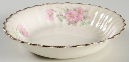 Wild Rose Coupe Soup Bowl