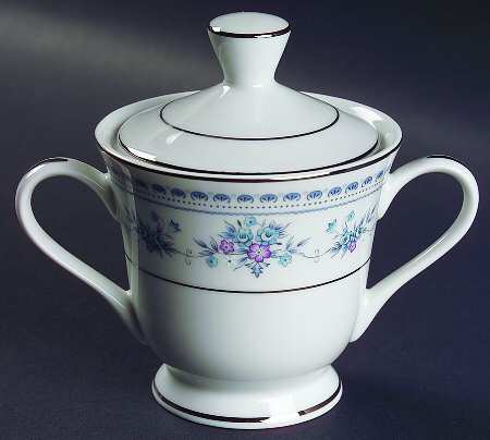 Blue Dawn Sugar Bowl & Lid