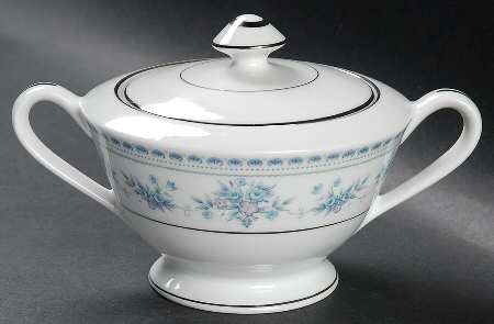 Blue Dawn Sugar Bowl & Lid