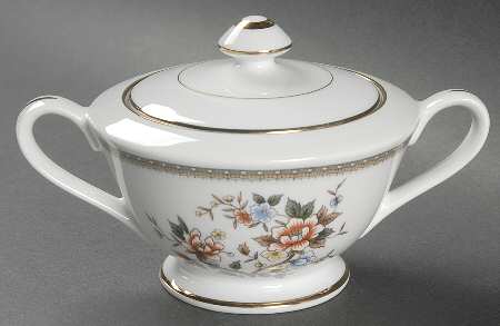 China Town Sugar Bowl & Lid