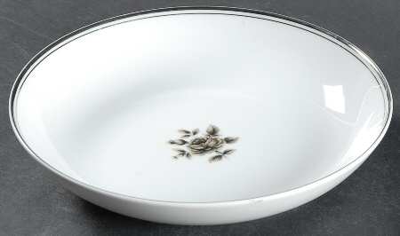 Midnight Rose Coupe Soup Bowl