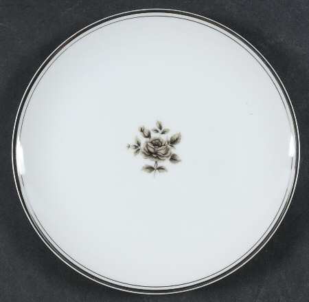 Midnight Rose Salad Plate