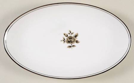 Midnight Rose Relish/Gravy Underplate