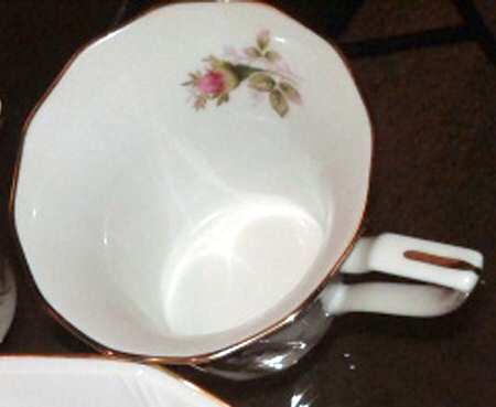 Moss Rose Footed Cup