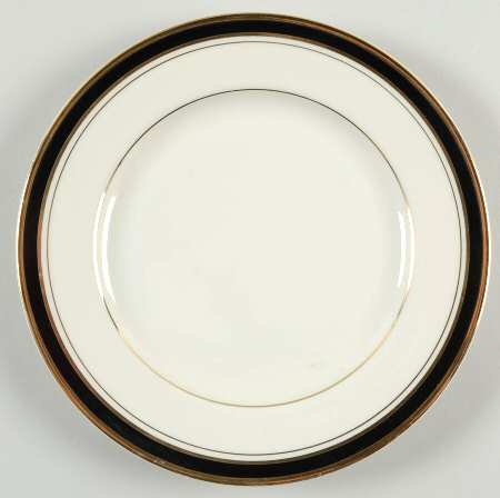 Onyx Gold Salad Plate