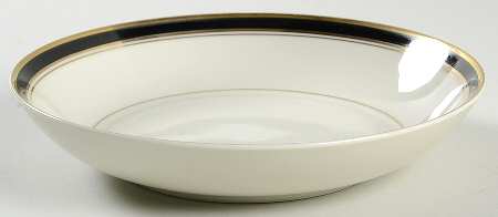 Onyx Gold Coupe Soup Bowl