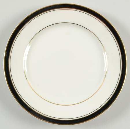 Onyx Gold Bread & Butter Plate