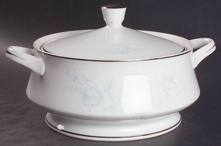 Seizan Rose Round Covered Vegetable