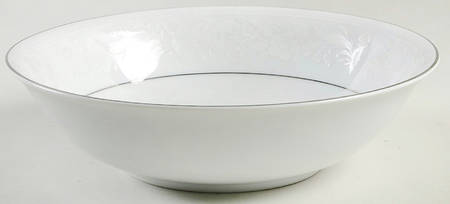Silky Lace 9" Round Vegetable Bowl
