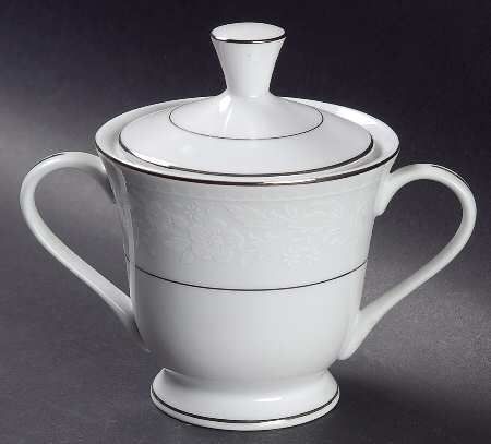 Silky Lace Sugar Bowl & Lid