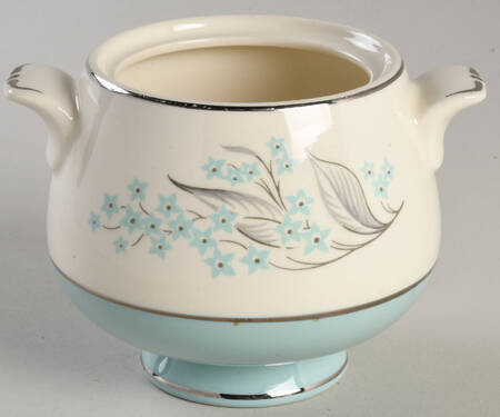 Blue Lace Sugar Bowl No Lid
