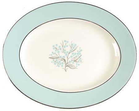Blue Lace 9" Oval Serving Platter