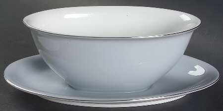2398 (Coupe) Gravy Boat with Attached Underplate