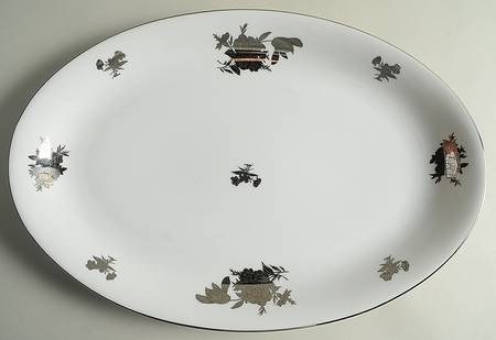 397 (Smooth Edge) 16" Oval Serving Platter