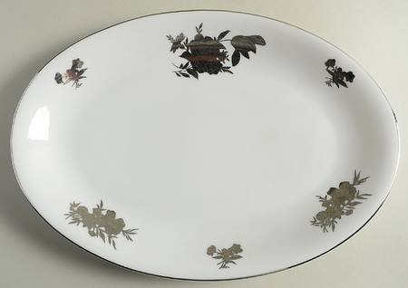 397 (Smooth Edge) 12" Oval Serving Platter