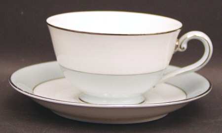 398 (Rim) Footed Cup & Saucer Set