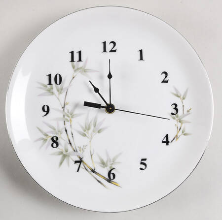 Bamboo Garden 1-2" depth  Clock Plate HC